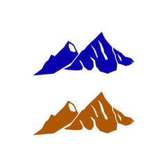 Design Hills icons, 2 color variants on white