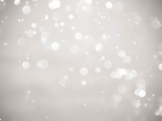Abstract bokeh lights with soft light background.