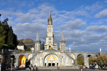 Sanctuary of the Mother of God in Lourdes - pilgrimage center