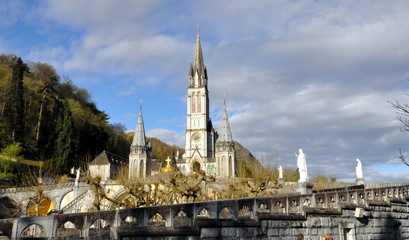 Sanctuary of the Mother of God in Lourdes - pilgrimage center