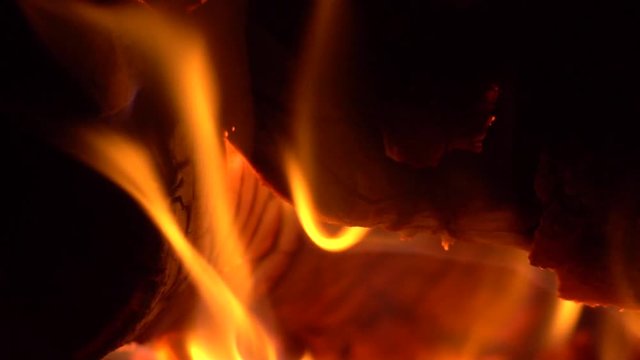 Close up of Flame Burning