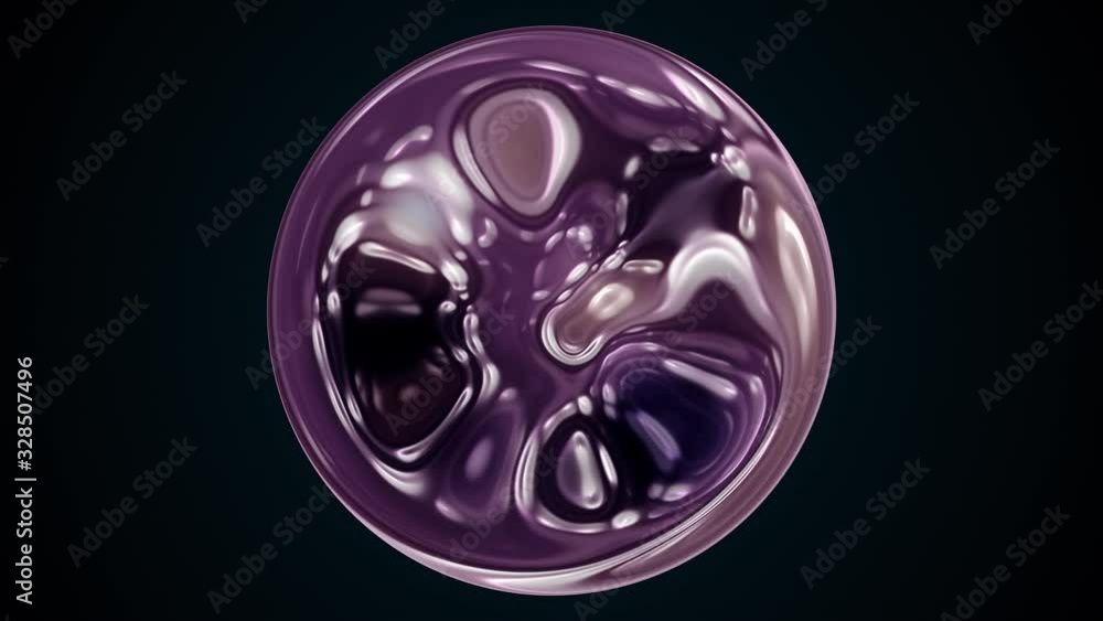 Aufkleber abstract background with energy sphere. 3d rendering