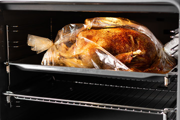 Roasted Chicken in cooking bag