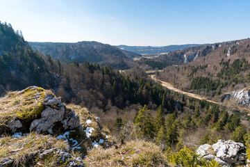 Hike in spring in the beautiful Danube valley