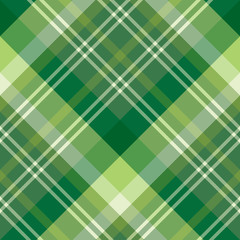 Seamless pattern in awesome light and dark green colors for plaid, fabric, textile, clothes, tablecloth and other things. Vector image. 2