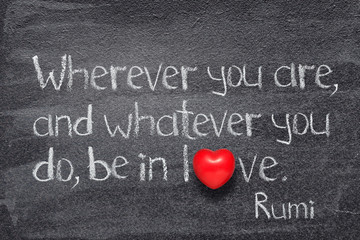 whatever do Rumi