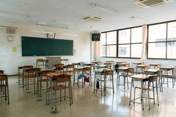 classroom in high school
