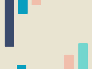 Pastel paper cut illustration template : crossed striped line