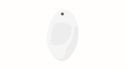 Vector Isolated Illustration of a Urinal