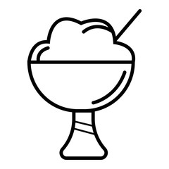 Ice cream icon vector illustration