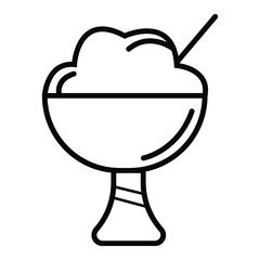 Ice cream icon vector illustration