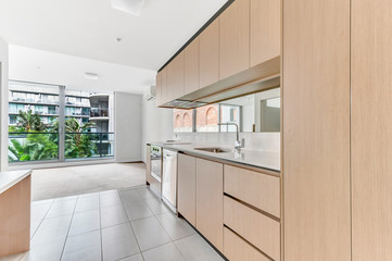Empty and unfurnished brand new apartment