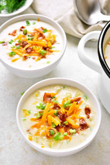 Creamy potato soup