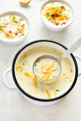 Potato creamy soup