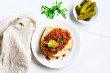 Nashville hot chicken sandwich