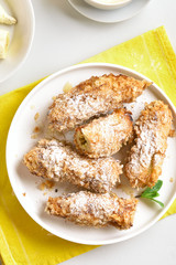 Deep fried bananas