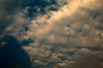 Obraz premium white clouds on blue sky ,nature cloud
