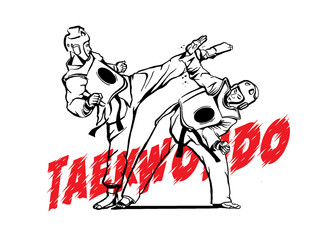 taekwondo - obrazy, fototapety, plakaty