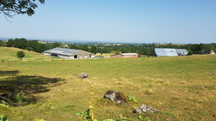 Randonnée la Montagnoune au Pays de Salers