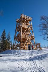 Tourist observation tower in the resort of Świeradów-Zdrój - Czerniawka Kopa