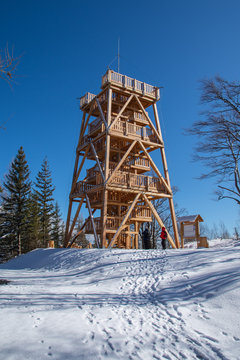 Tourist observation tower in the resort of Świerad&oacute;w-Zdr&oacute;j - Czerniawka Kopa
