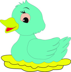 illustration of a duck