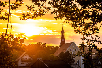 old town of the village bad toelz