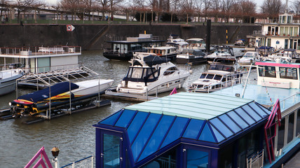 boats in harbor