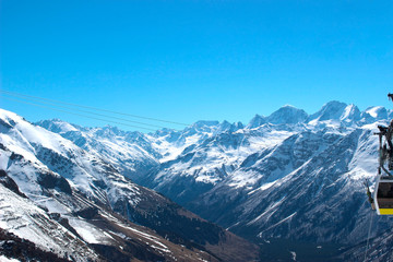 caucasus mountains& elbrus region. highest in europe