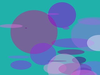 Abstract violet ellipses illustration background