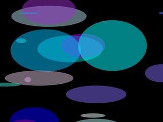 Abstract blue violet ellipses illustration background
