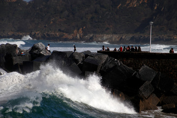 Seafront of the city of San Sebastian