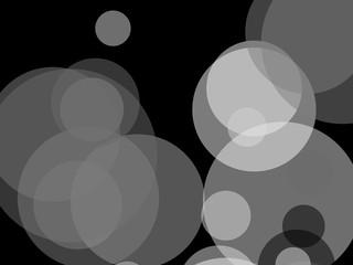 Abstract grey circles illustration background