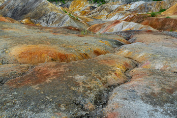 Jigokudani (Hell valley), Shikotsu-Toya Nationnal Park, Noboribetsu, Hokkaido, Japan