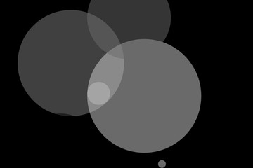 Abstract grey circles illustration background