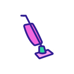 vacuum cleaner icon vector. Thin line sign. Isolated contour symbol illustration