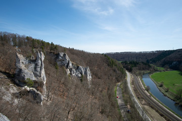 Hike in spring in the beautiful Danube Valley