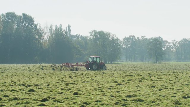 tractor in field Netherlands
