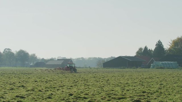 tractor in field Netherlands