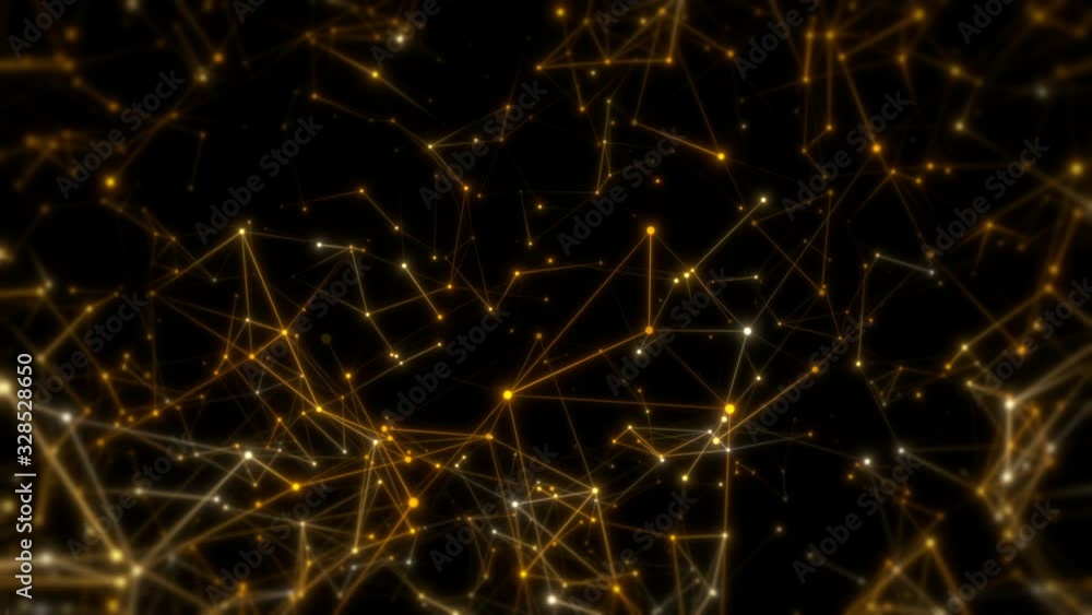Wall mural plexus lines background molecular structure design