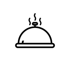 tray food icon vector template