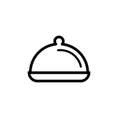 tray food icon vector template