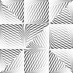 Absrtract halftone lines background, minimal geometric pattern, vector modern design texture.