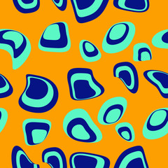 seamless background with colorful abstract shapes. vector pattern