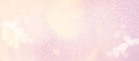abstract pastel background with hearts