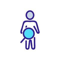 useful probiotic vector icon. Thin line sign. Isolated contour symbol illustration