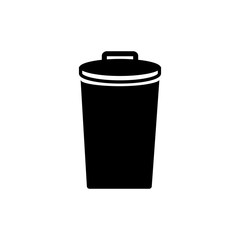 trash can icon vector template