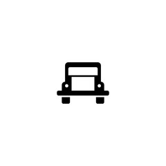 Truck icon. Cargo symbol. Transportation symbol. Logo design element