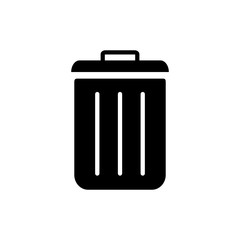 trash can icon vector template