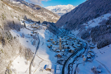 Gerola Alta - Valgerola - Valtellina (IT) - Aerial view